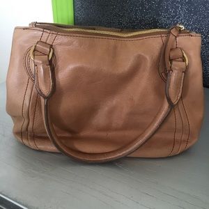 Buttery leather convertible bag